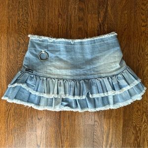 Dolce & Gabbana denim mini skirt